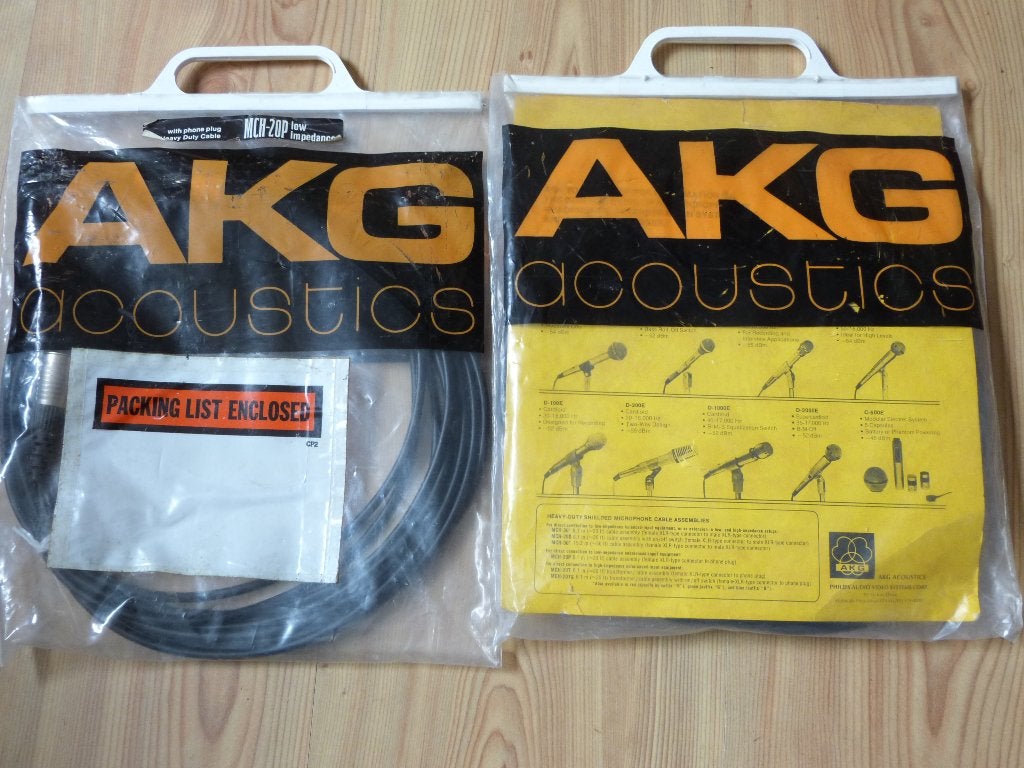 AKG en andere Instrumenten Kabels, Ophalen of Verzenden, Gebruikt, Instrument