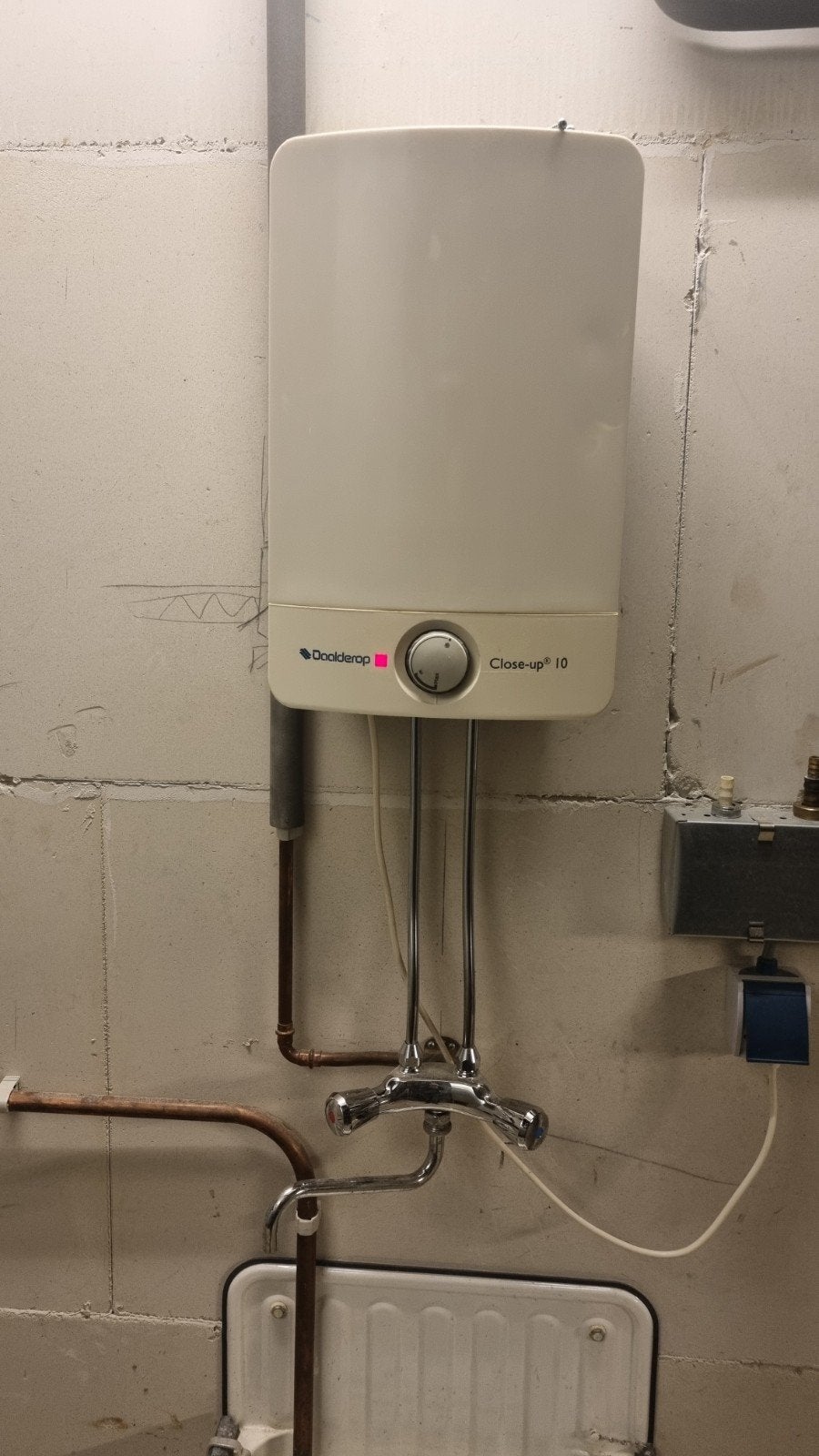 Daalderop Close-up Boiler 10L met Overdruk Kraan, Doe-het-zelf en Verbouw, Gebruikt, Minder dan 20 liter, Onbekend, Boiler