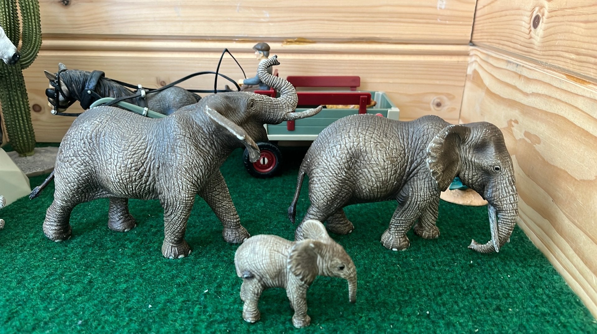 Schleich olifanten, Ophalen of Verzenden, Zo goed als nieuw, Wild dier, Beeldje of Figuurtje