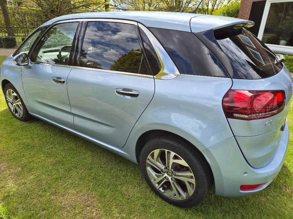 Citroën C4 1.6  VTi 120pk 2013 Blauw airco nav apk mei 2027, Auto's, Voorwielaandrijving, Zwart, Blauw, Origineel Nederlands