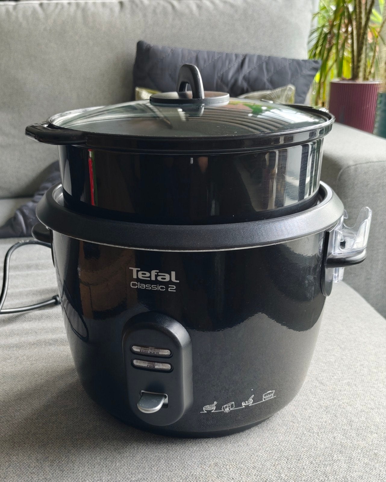 Tefal Classic 2 1,8L RK1038 Rijstkoker, Ophalen of Verzenden, Zo goed als nieuw