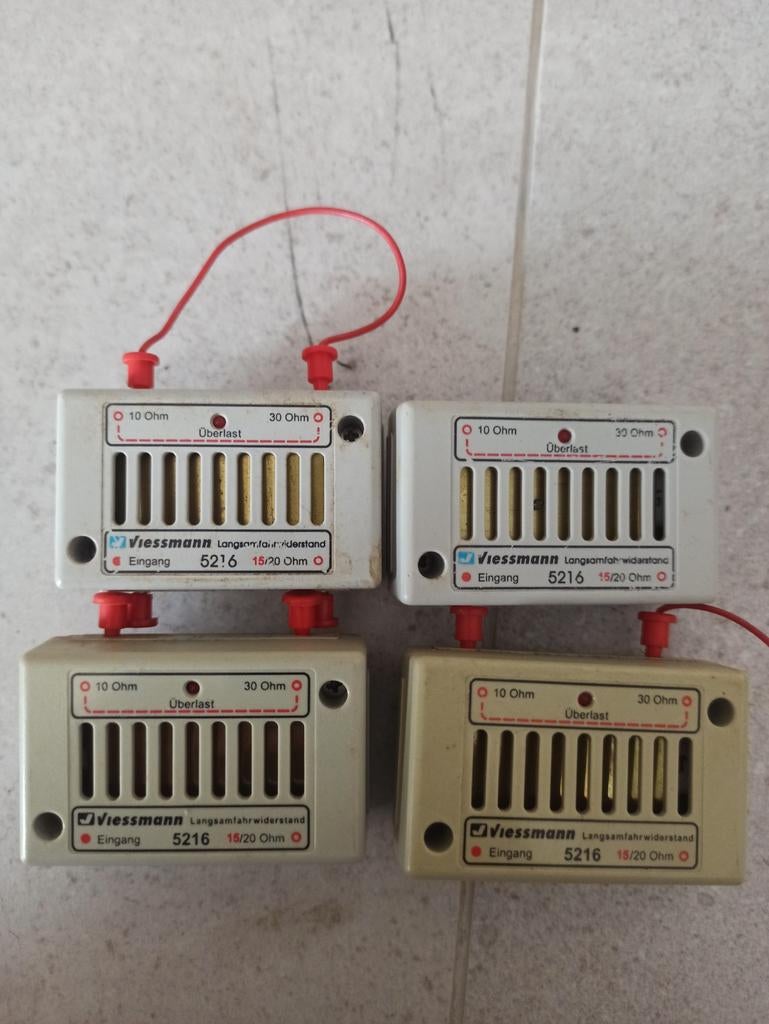 Viessmann 5216 Langsamfahrwiderstand (4 stuks), Ophalen of Verzenden