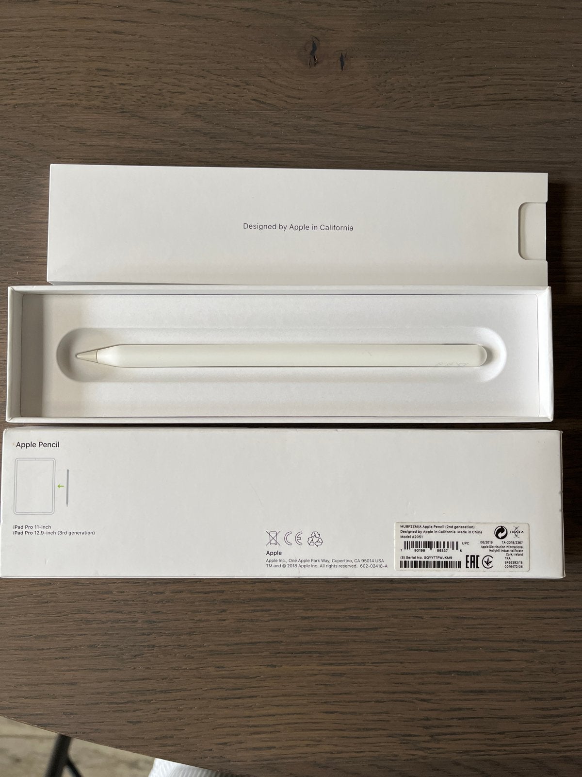 Apple Pencil 2e generatie voor iPad Pro 11-inch/12.9-inch, Ophalen of Verzenden, Zo goed als nieuw, Wit