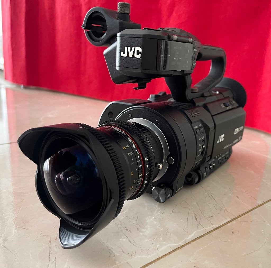 JVC GY-LS300CHE professioneel 4K camcorder + 12mm lens-zgan, Jvc, N, N, JVC