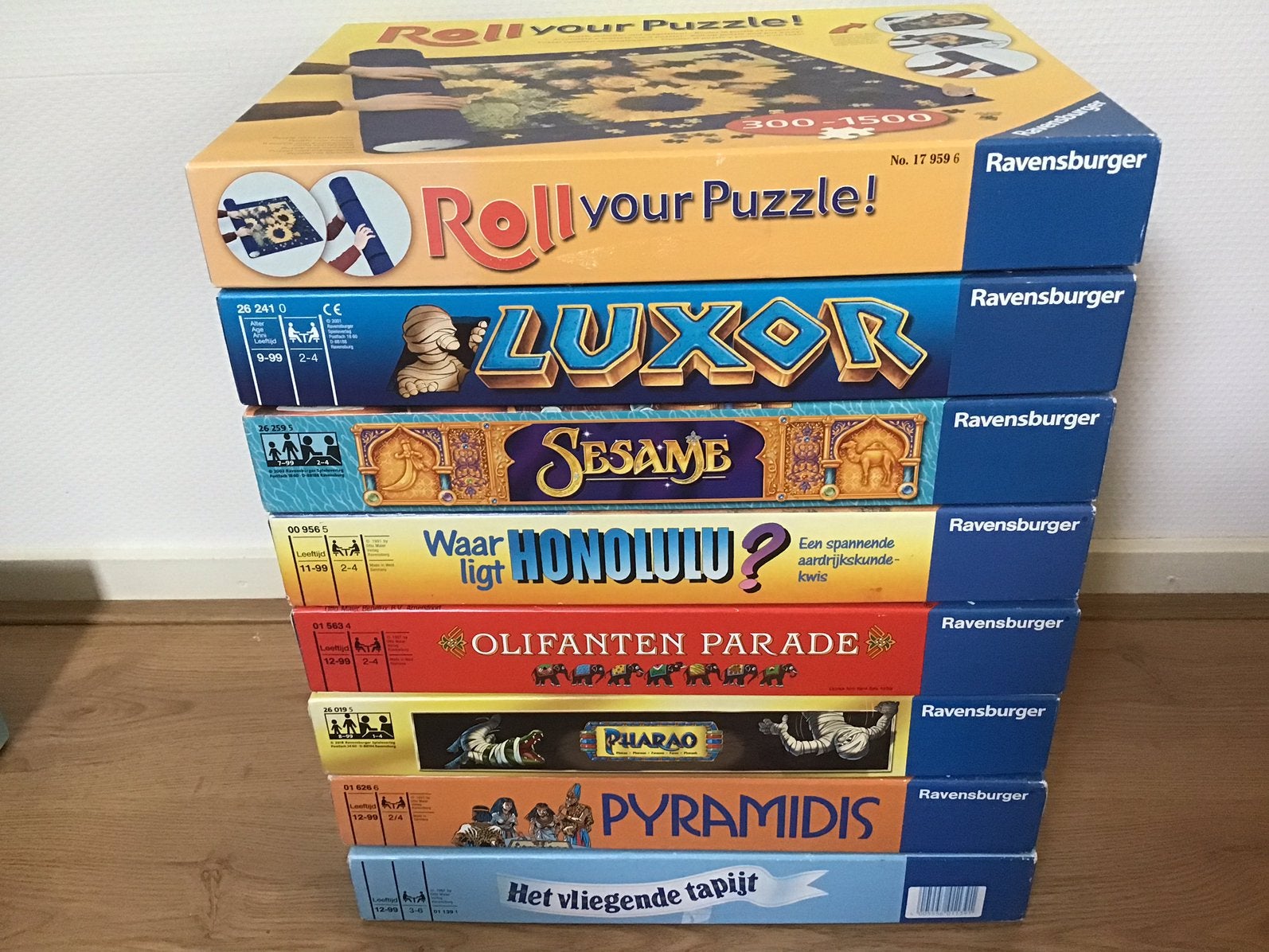 8  Ravensburger spellen, 5 euro per spel., Hobby en Vrije tijd, Ophalen of Verzenden, Zo goed als nieuw