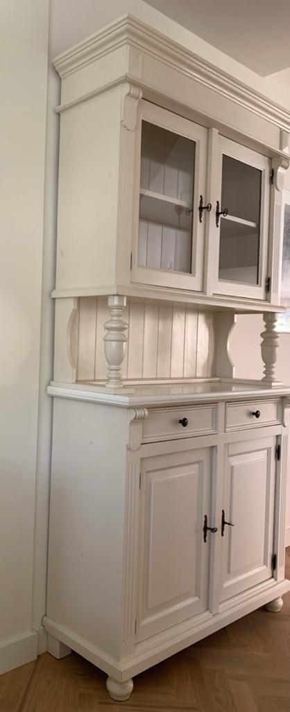 GRATIS OPHALEN: Prachtige witte buffetkast, Huis en Inrichting, Kasten | Buffetkasten, Gebruikt, 150 tot 200 cm, 100 tot 150 cm