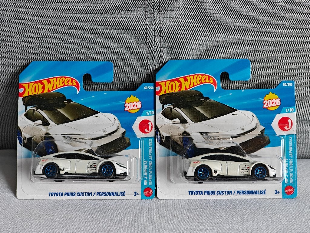 Hot Wheels Toyota Prius Custom Met en Zonder Dakkoffer Chase, Ophalen of Verzenden, Nieuw, Auto