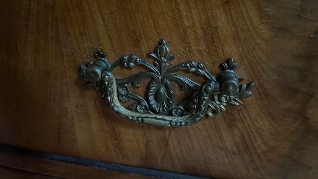 Antiek Mahonie gefineerd Koekanger Kabinet, Ophalen