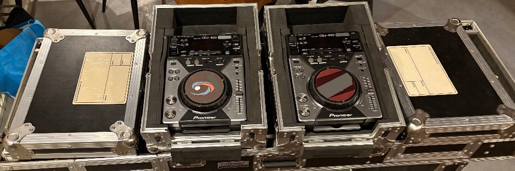 2 x Pioneer CDJ400 incl. flightcases, Ophalen of Verzenden, Gebruikt, Dj-set, Pioneer