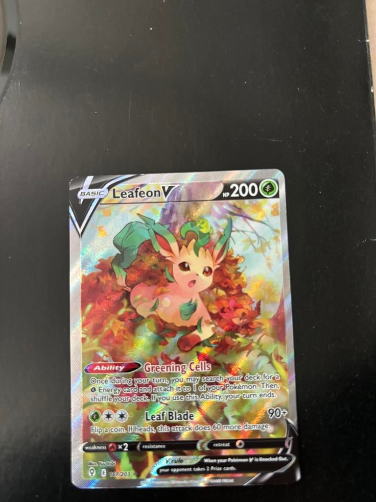 Leafeon V Evolving Skies 167, Ophalen of Verzenden, Zo goed als nieuw