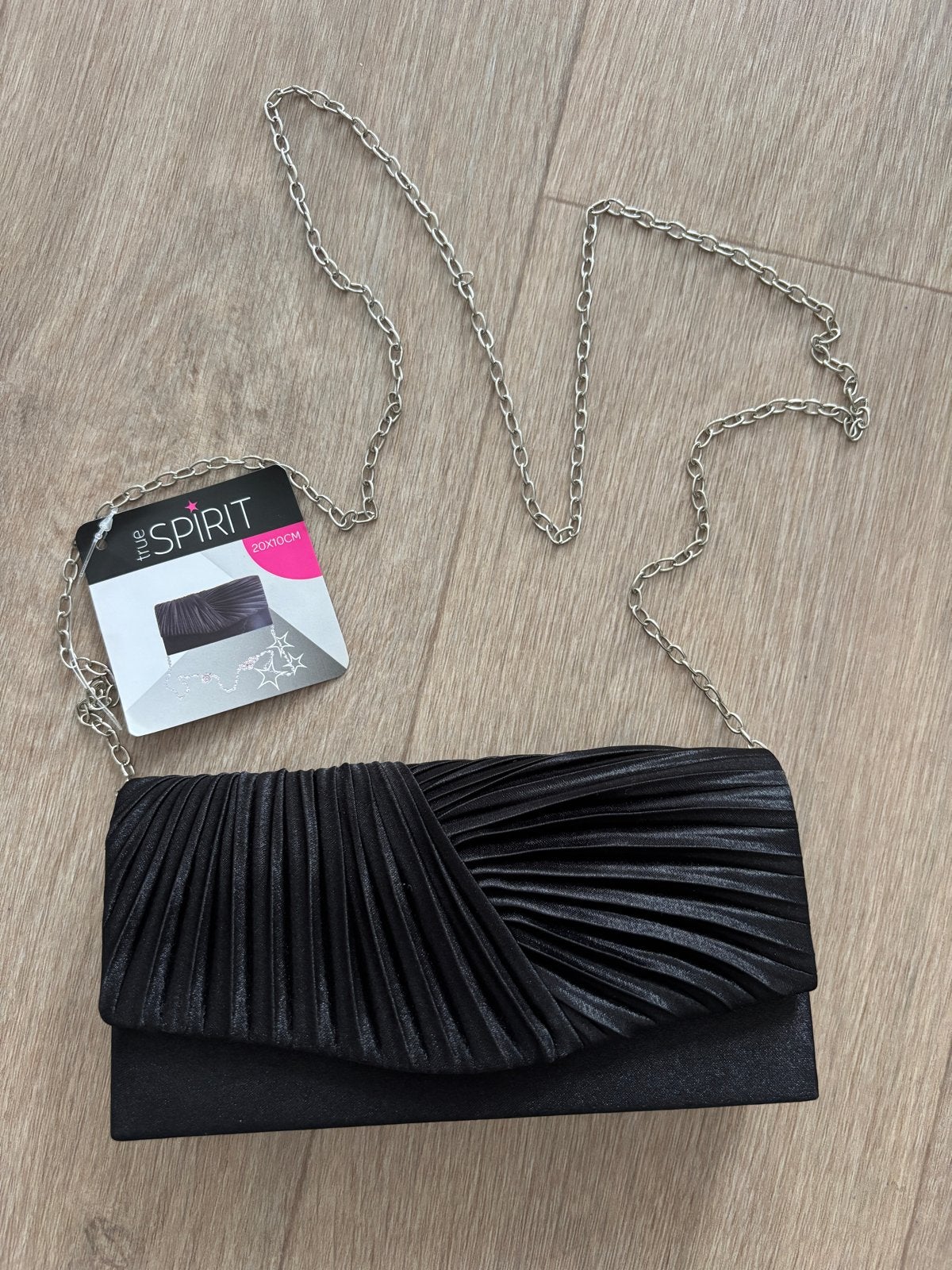 Clutch avondtasje zwart, Ophalen of Verzenden, Nieuw, Zwart, Avondtasje
