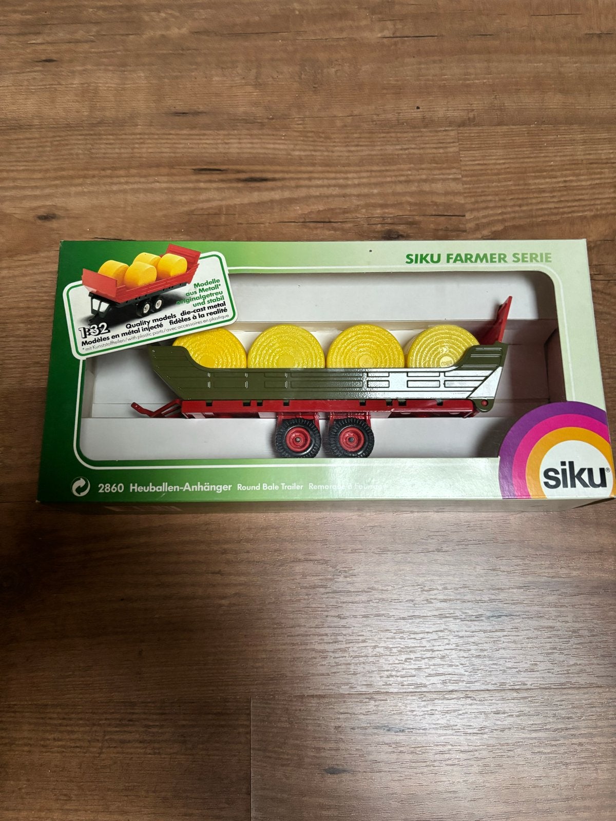 Siku Farmer Serie 2860 Hooibalen-aanhanger met balen, Ophalen of Verzenden, Nieuw