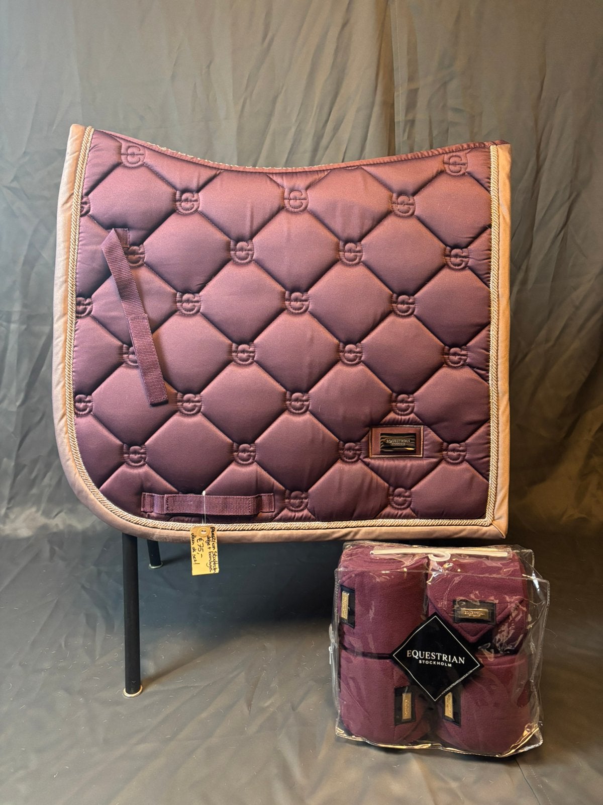 Orchid Bloom paars Equestrian Stockholm set Full, Full (L), Dressuurdekje, Equestrian Stockholm, Ophalen of Verzenden