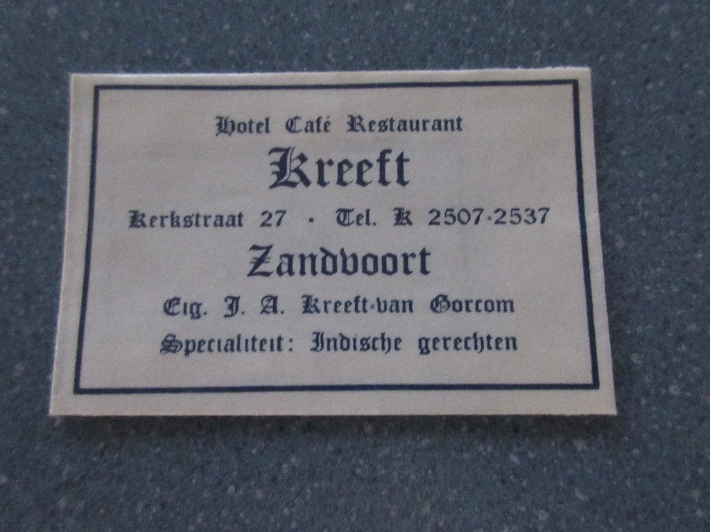 Zandvoort, hotel-café-rest. Kreeft, Verzenden, Nederland