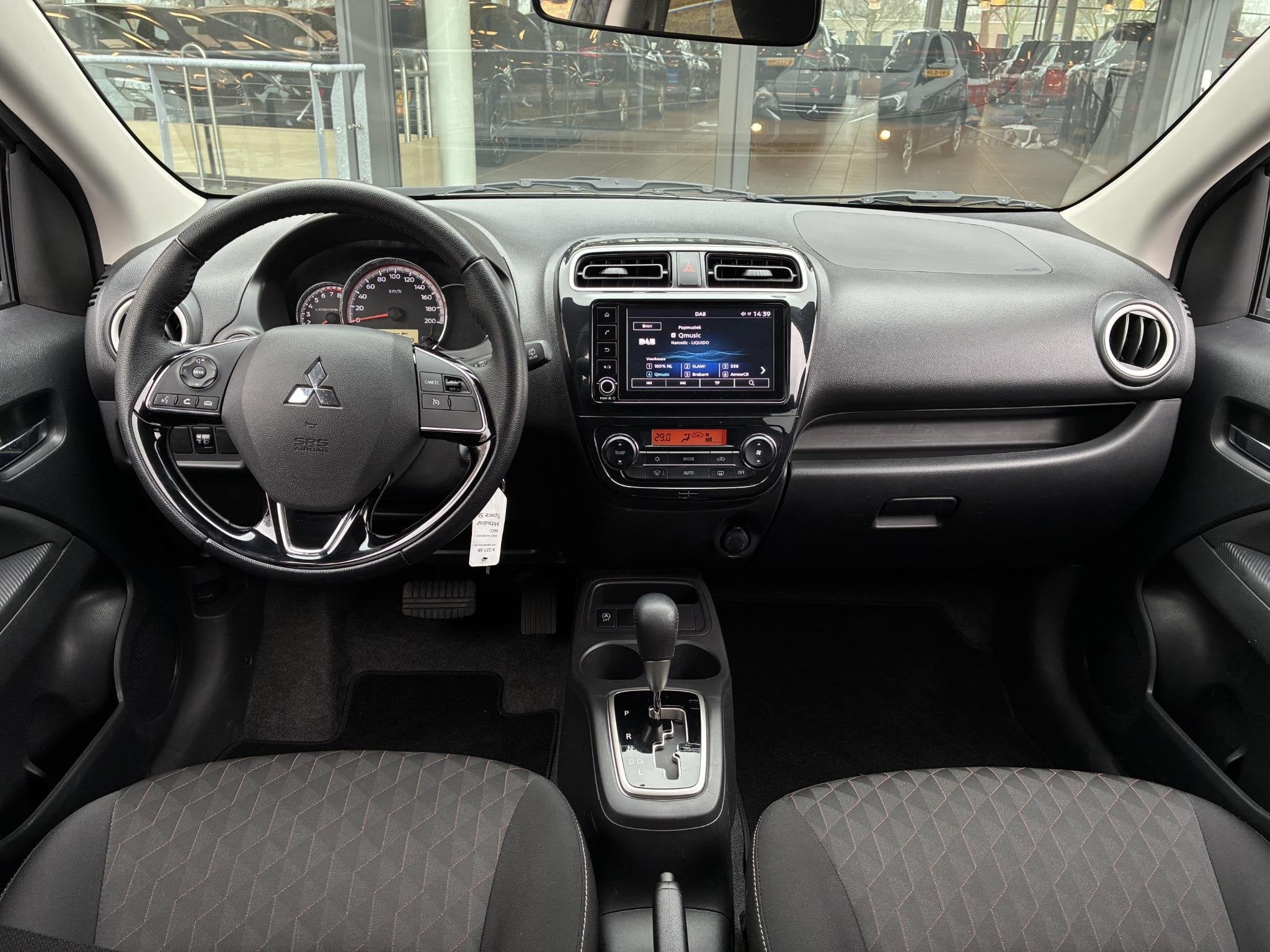 Mitsubishi Space Star 1.2 Dynamic CVT Automaat 70PK | Climat, Auto's, Dealer onderhouden, Stof, Gebruikt, Start-stop-systeem