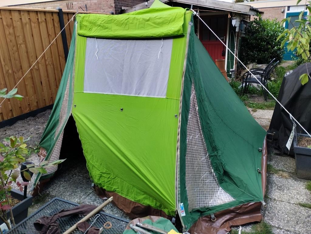 Vintage tent, Ophalen, Gebruikt