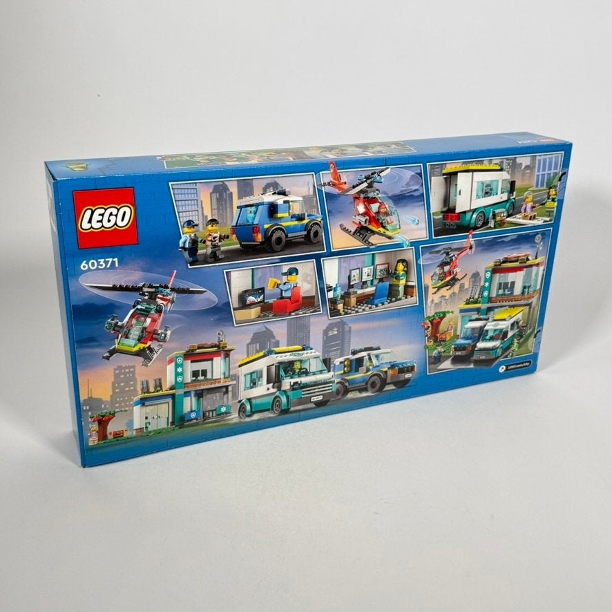 LEGO City 60371 Hulpdiensten Hoofdkwartier – Nieuw, City, Lego, Nieuw, Ophalen of Verzenden