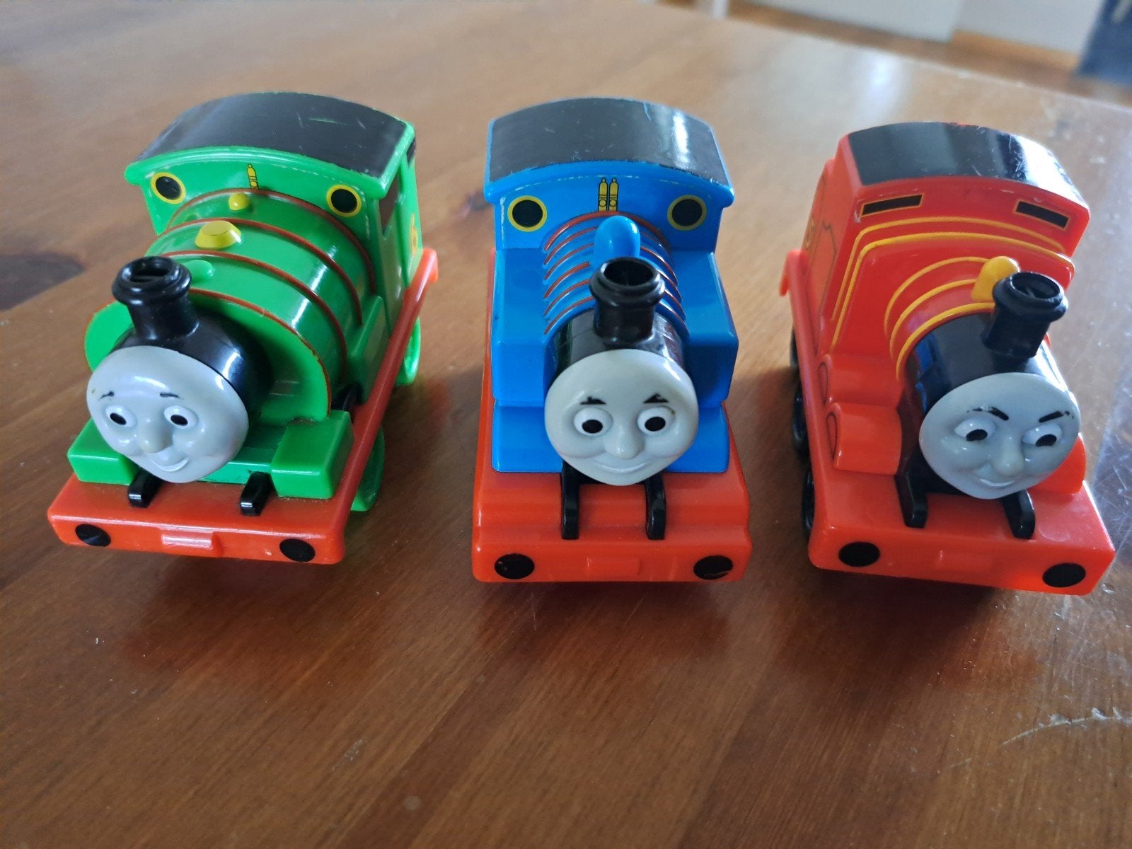 Thomas de trein locomotieven 3 x en puzzels, Ophalen of Verzenden, Gebruikt