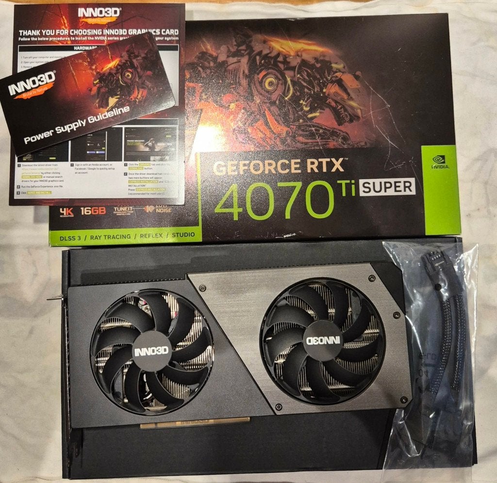 Inno3D RTX 4070 Ti SUPER 16GB – Garantie tot Dec. - 2027, Computers en Software, Videokaarten, INNO3D Western Europe, GDDR6, PCI-Express 4