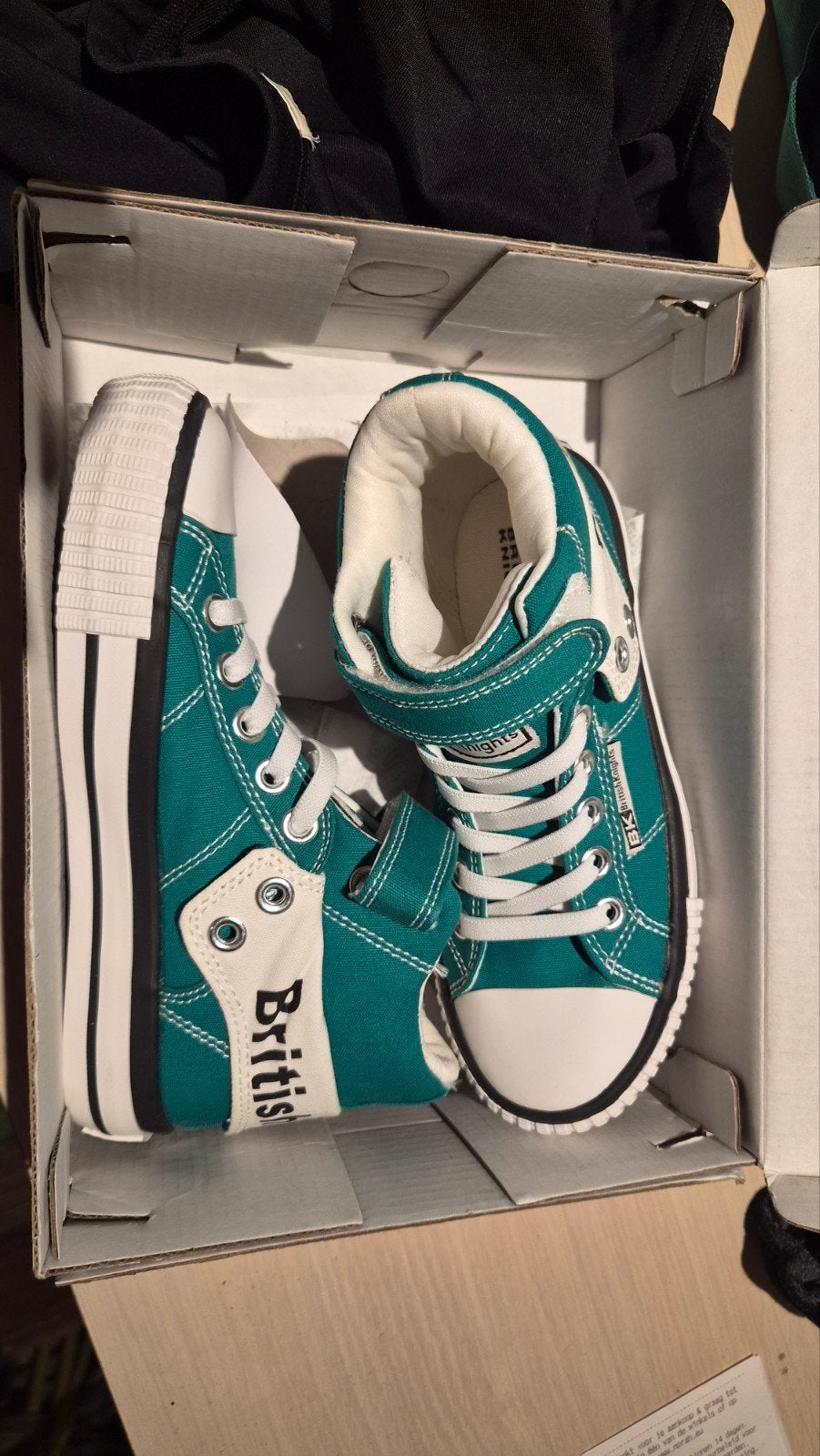 British Knights kindersneakers - Groen - Maat 31, British Knights, Jongen of Meisje, Schoenen, Nieuw
