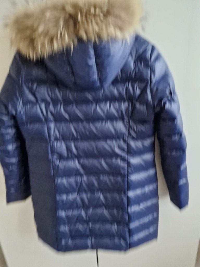 Winterjas van Trusardi, Ophalen of Verzenden, Gedragen, Maat 38/40 (M), Blauw