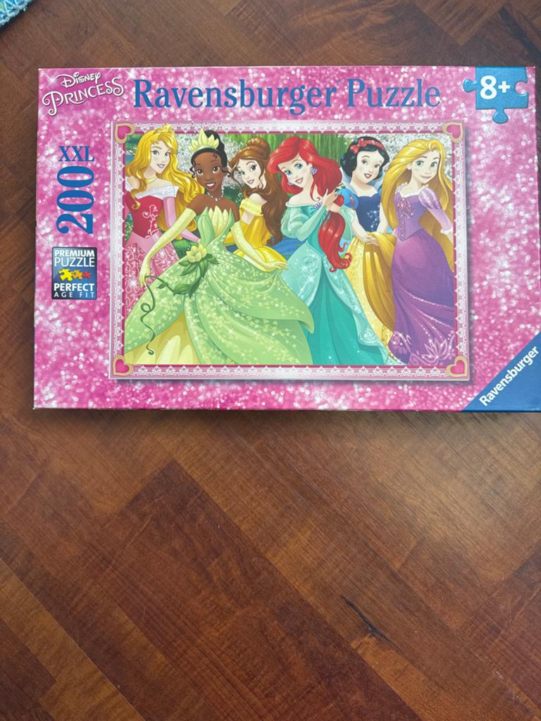 Ravensburger Disney Princess XXL 200 stukjes puzzel, Ophalen of Verzenden, Zo goed als nieuw, 6 jaar of ouder