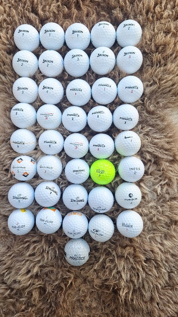 40 stuks tweedehands merk golfballen, Ophalen of Verzenden, Gebruikt, Bal(len), Overige merken