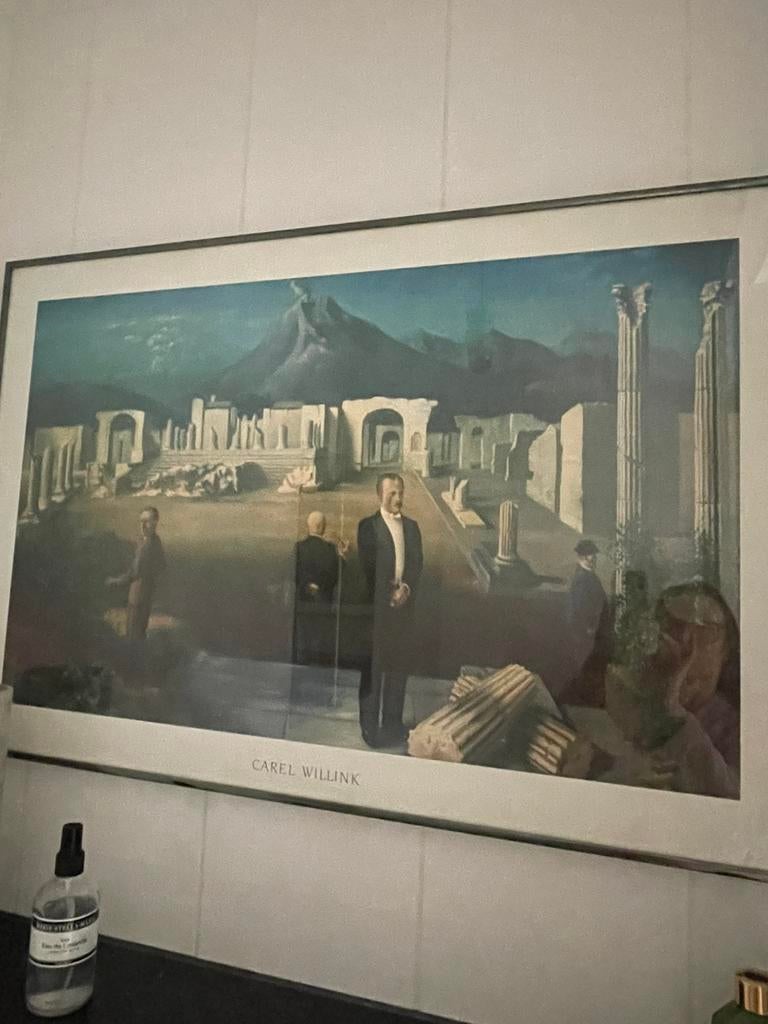Mooie ingelijste Carel Willink print, Ophalen