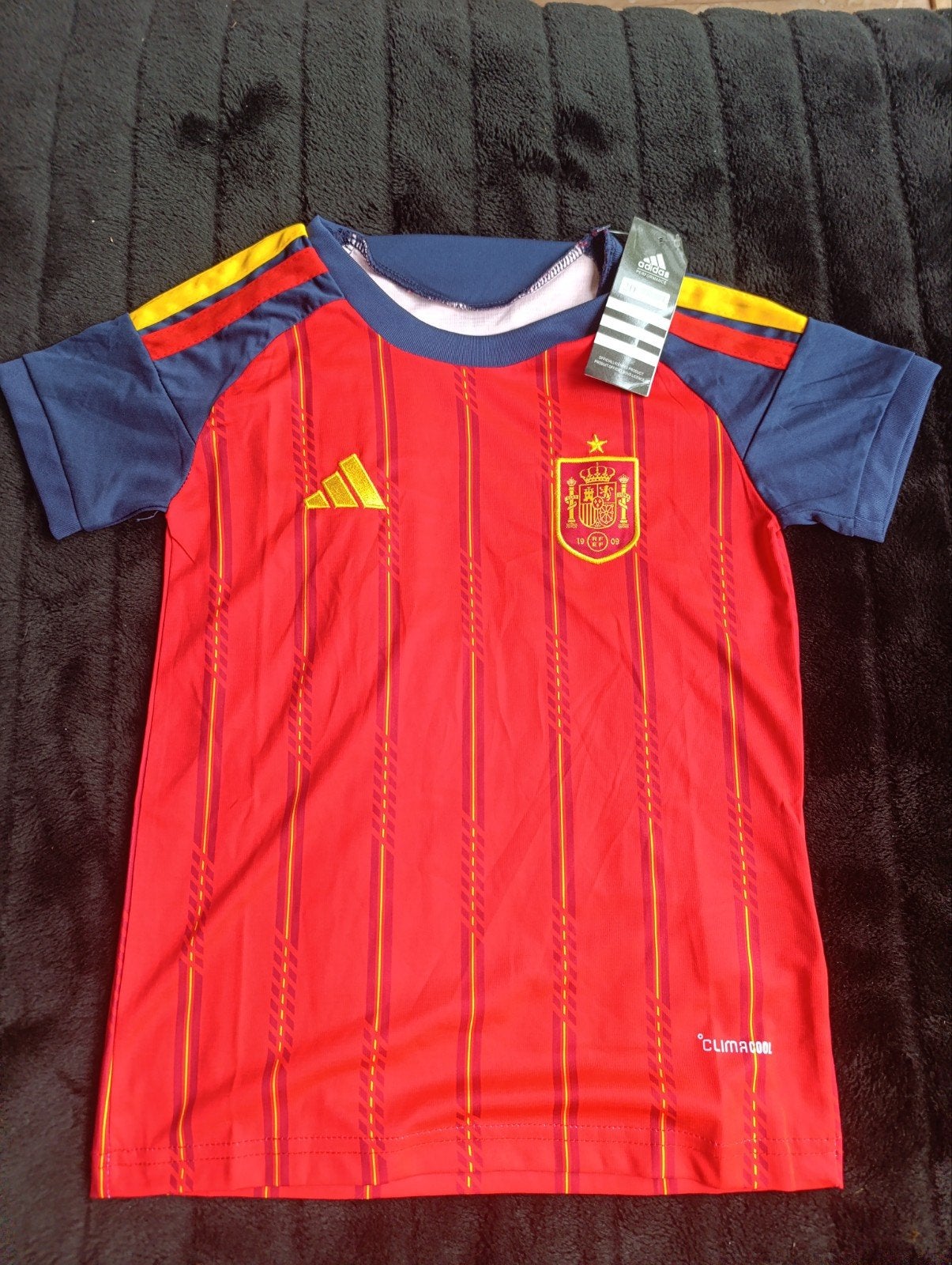 Adidas Spanje Thuisshirt Maat 20 Nieuw met labels, Kinderen en Baby's, Kinderkleding | Overige, Ophalen of Verzenden, Nieuw, Adidas