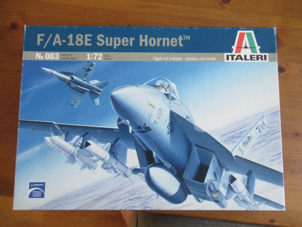 F/A-18E Super Hornet (Italeri 1/72), 1:72 tot 1:144, Italeri, Ophalen of Verzenden, Zo goed als nieuw
