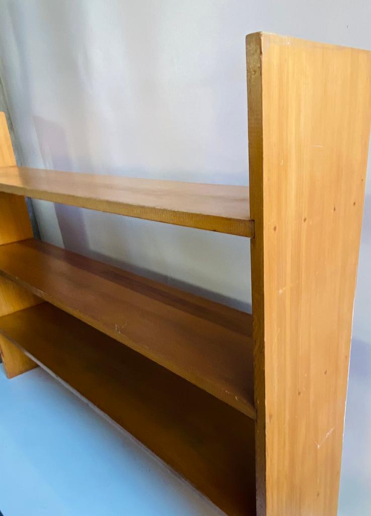 Pine boekenkast , Scandinavisch design , jaren 70, Huis en Inrichting, Kasten | Boekenkasten, Ophalen, Met plank(en), Gebruikt