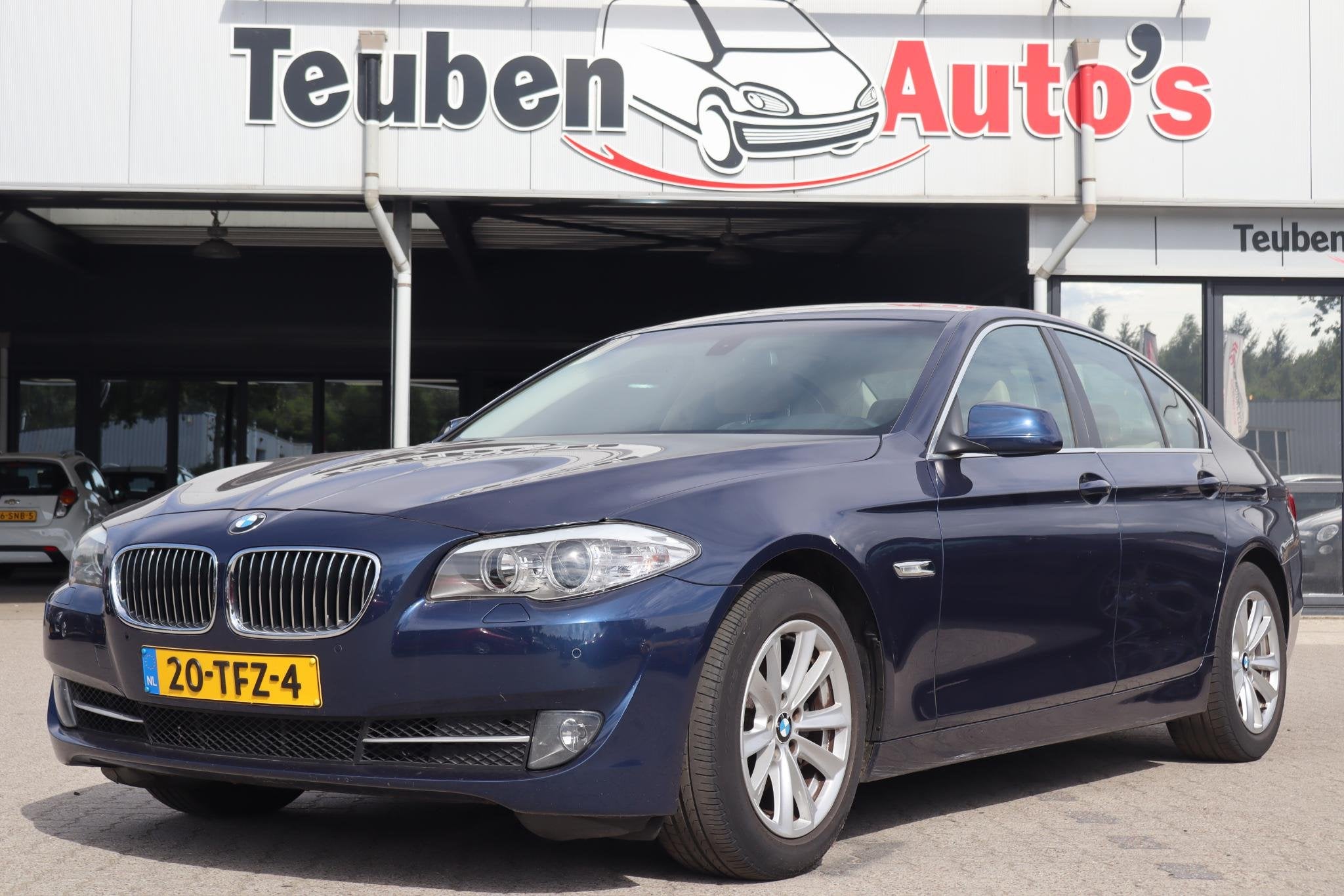 BMW 5-serie 520i High Executive Lederen interieur, Climate c, Automaat, Euro 5, Gebruikt, 4 cilinders