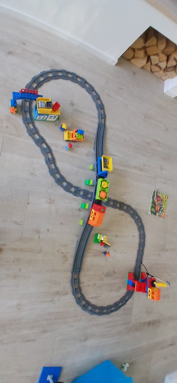 Leuke Duplo Treinbaan, Kinderen en Baby's, Speelgoed | Duplo en Lego, Inclusief minifiguren, Ophalen of Verzenden, Zo goed als nieuw