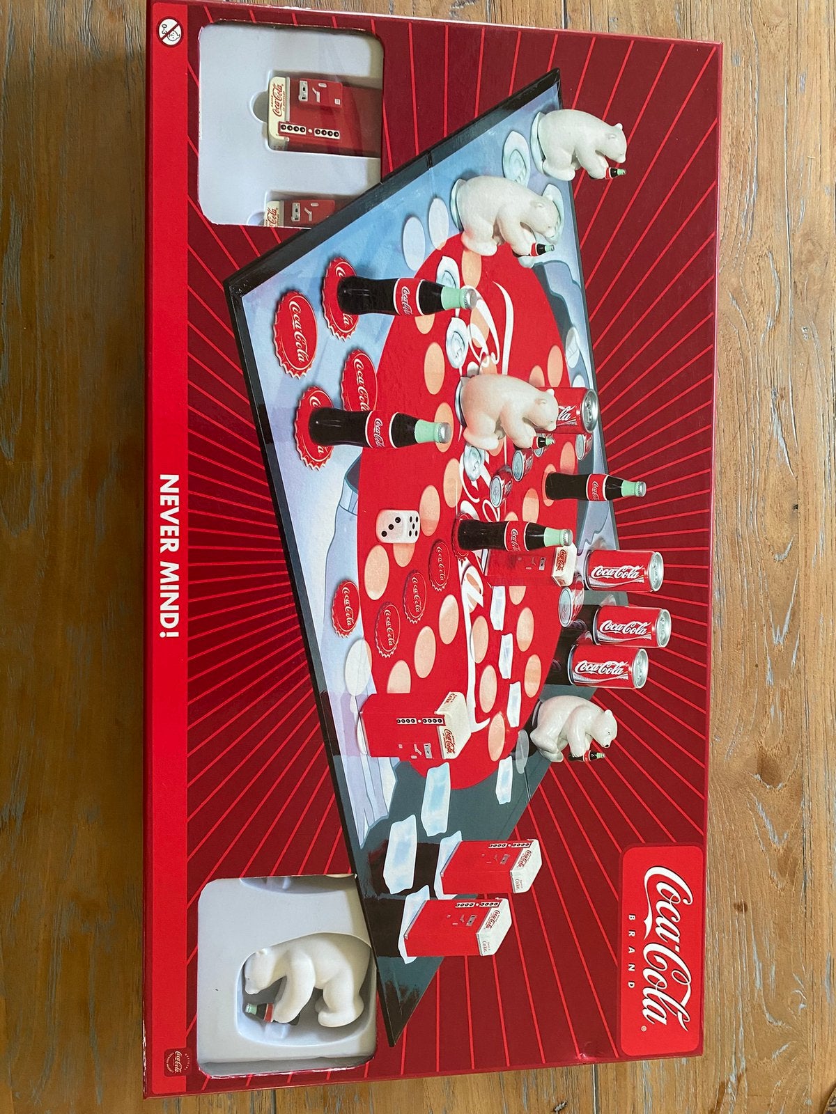 Coca cola vintage never mind! Mens erger je niet nieuwstaat, Ophalen of Verzenden, Zo goed als nieuw