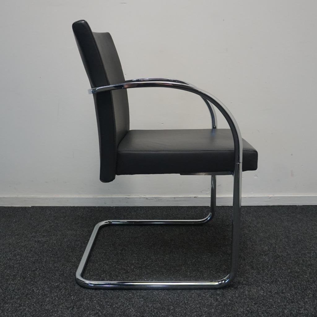 Artifort Prof Design Vergaderstoelen | Zwart Leer | Stoelen, Gebruikt, -, Zwart, -