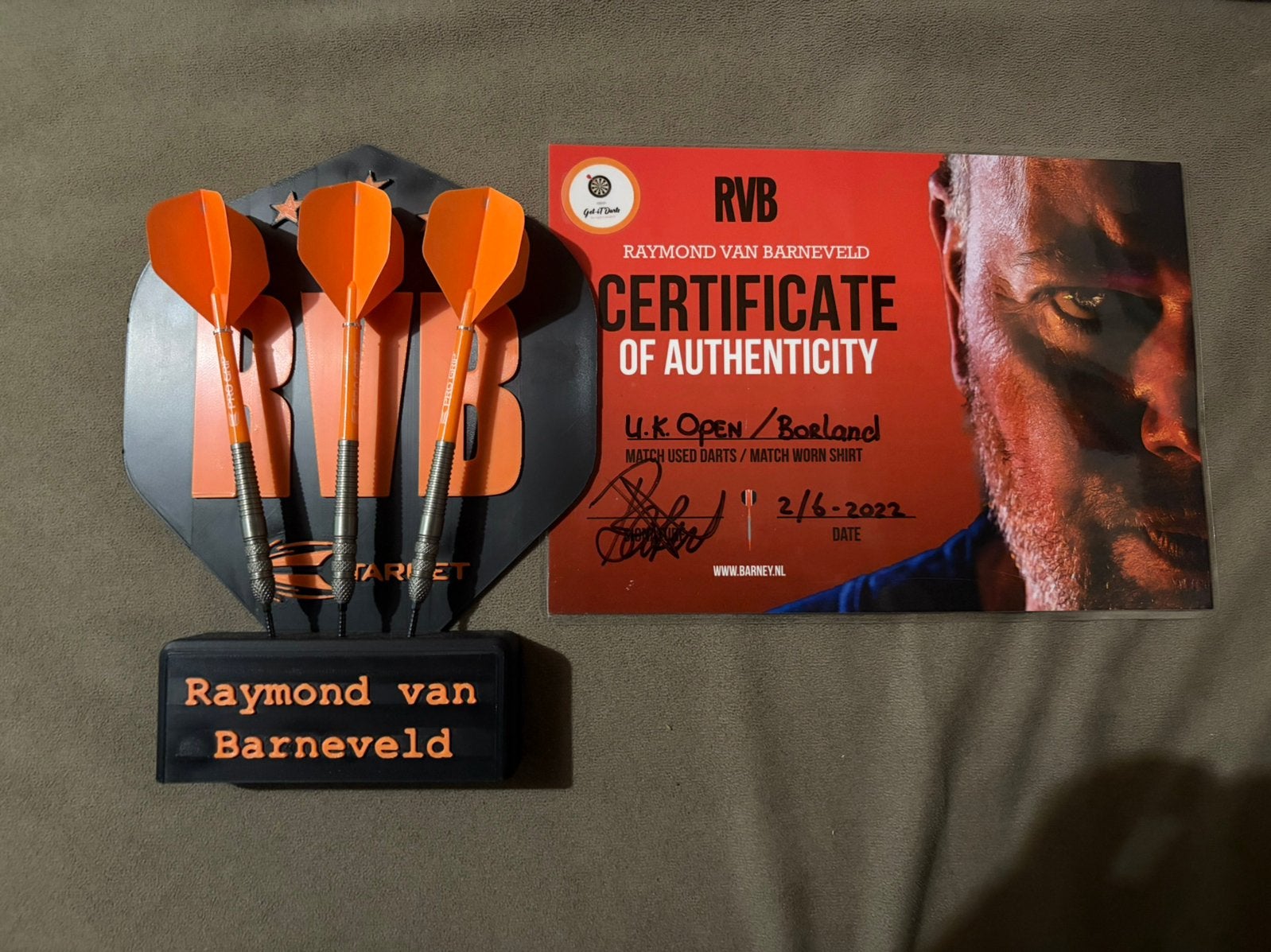 Prototype gen 4 match used raymond van barneveld, Sport en Fitness, Ophalen of Verzenden, Zo goed als nieuw, Pijlen