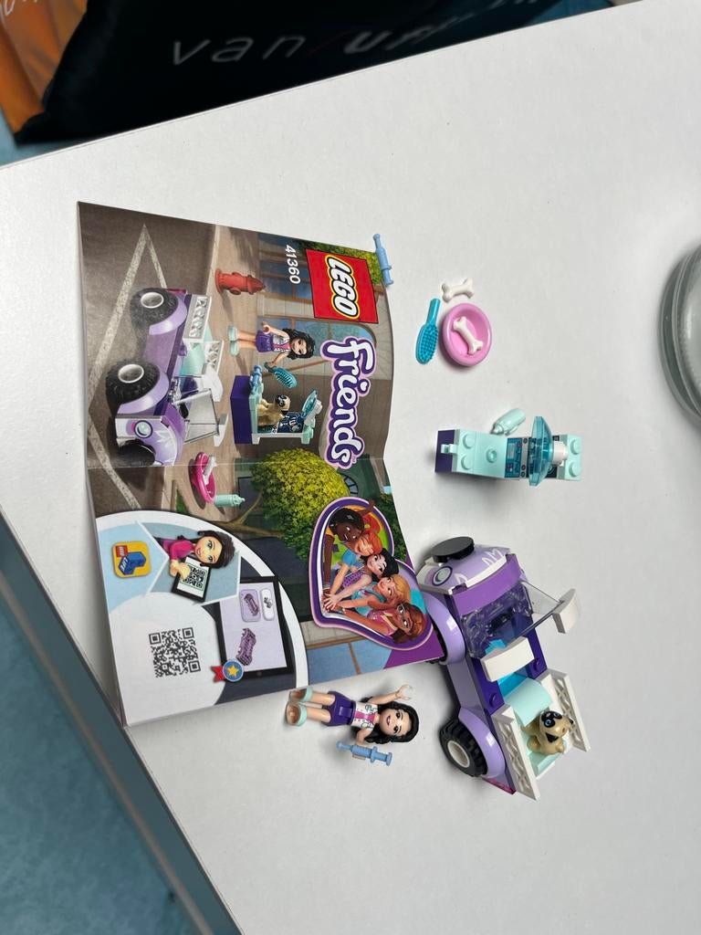 Lego Friends 41360 Emma's mobiele dierenkliniek, Gebruikt, Lego, Friends, Ophalen of Verzenden