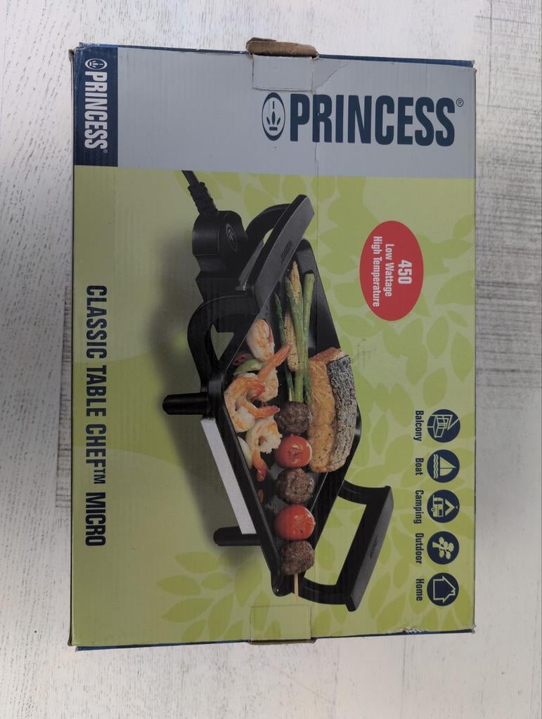 Princess Classic Tafel Chef Micro Gourmetstel, Ophalen, Zo goed als nieuw, Minder dan 4 personen