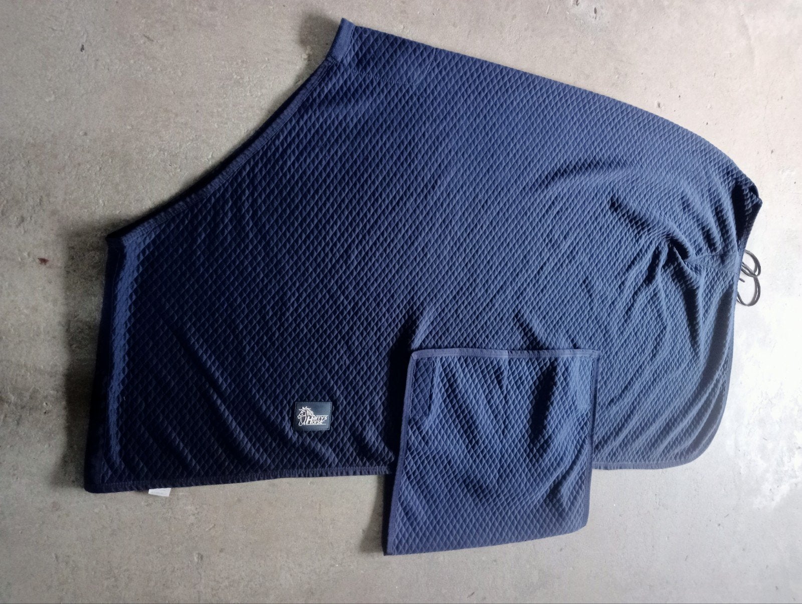 Zgan donkerblauwe HH zweetdeken mt 185cm, Ophalen of Verzenden, Zo goed als nieuw