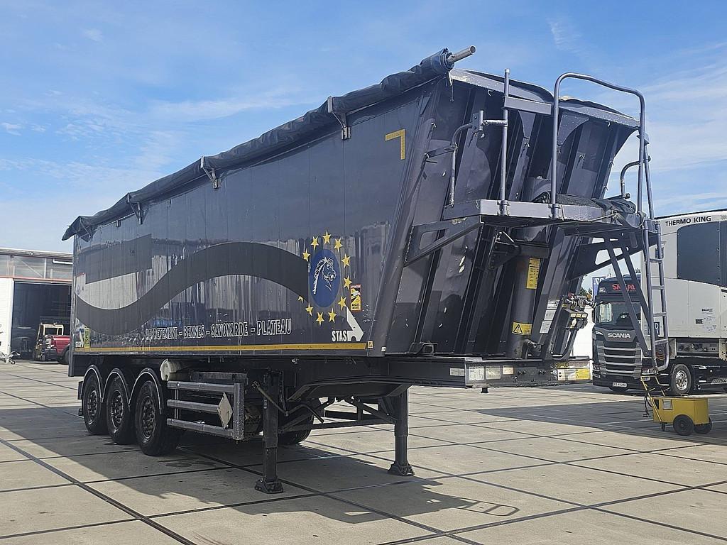 STAS S300CX 55m3 alu,coil, Auto's, Vrachtwagens, Overige kleuren, Bedrijf, Aanhangers en Opleggers, Te koop