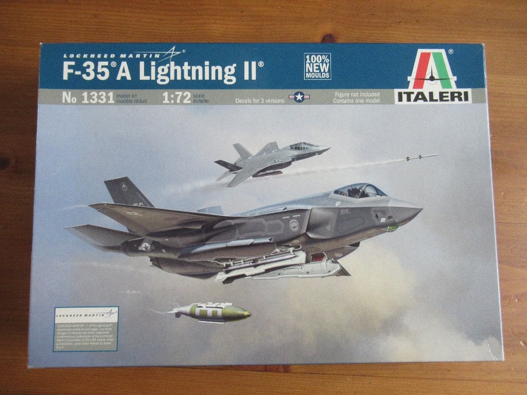 F-35A Lightning II (Italeri 1/72) incl KLu decals, Hobby en Vrije tijd, Modelbouw | Vliegtuigen en Helikopters, 1:72 tot 1:144