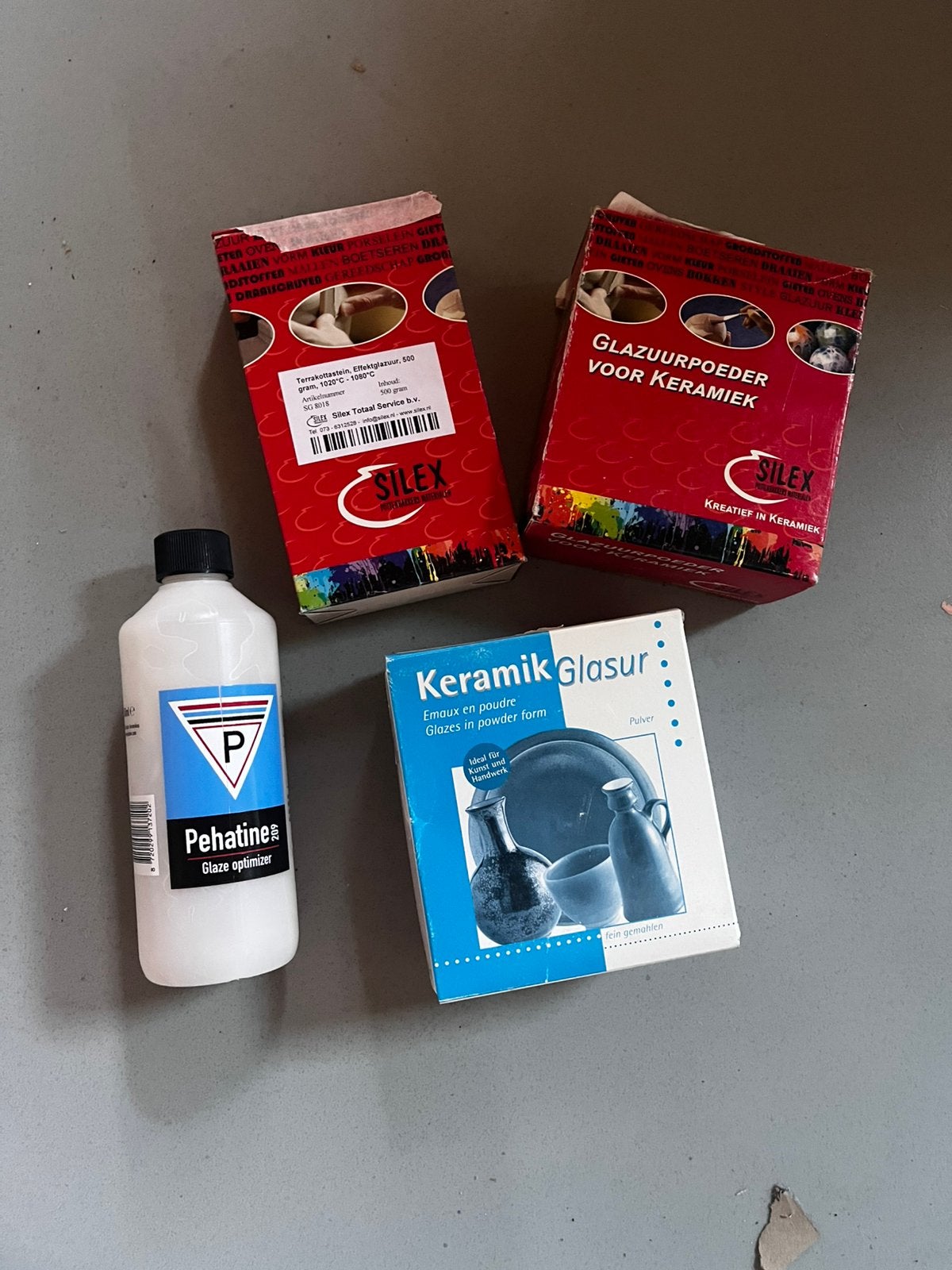 Keramiek poeder glazuur, Verzenden, Zo goed als nieuw