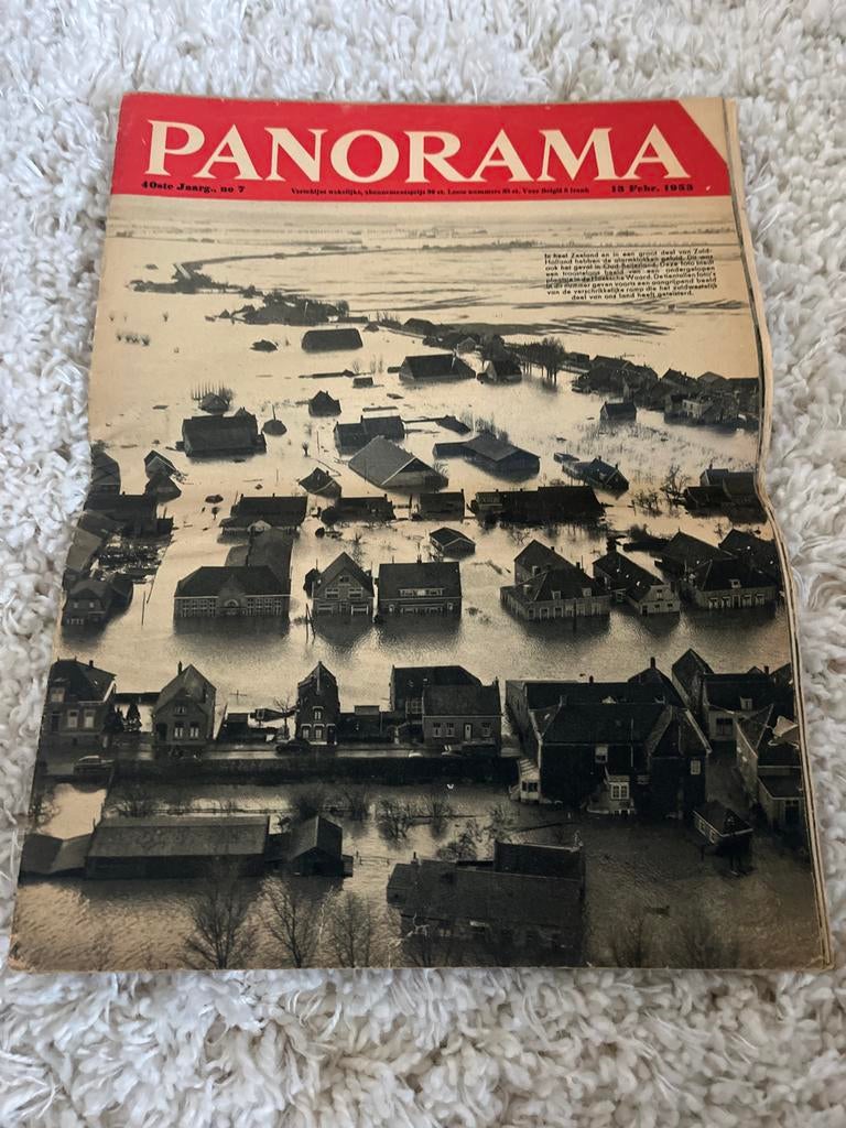 Panorama magazine 13 februari 1953 - Watersnoodramp, Ophalen of Verzenden, Gelezen, Overige typen