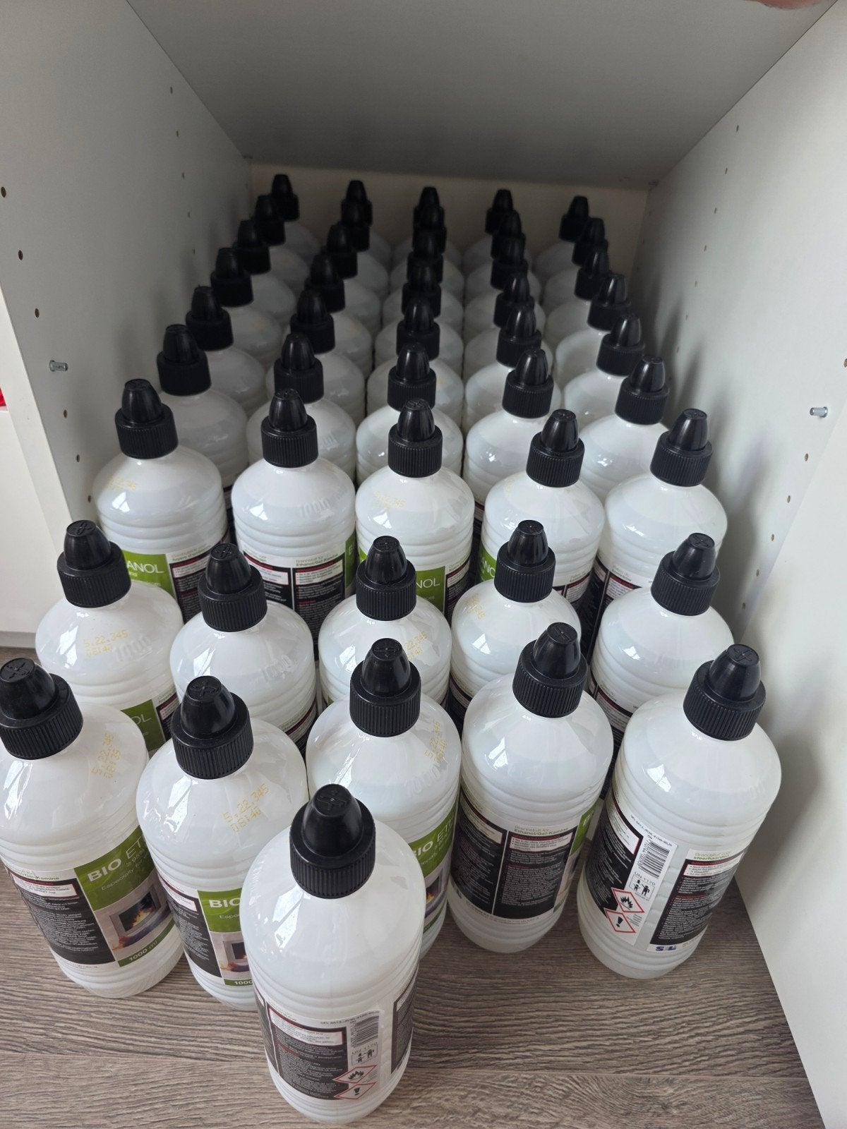 46 flessen Farmlight bio-ethanol 1 liter (nieuw), Ophalen