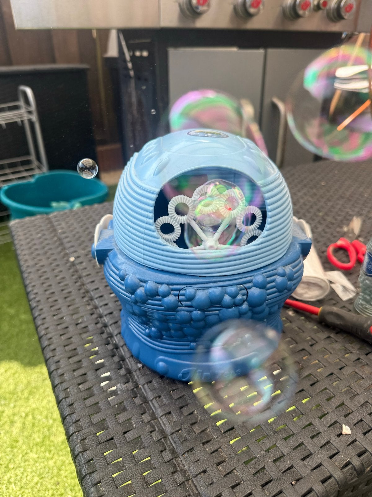 Leuke Bellenblaasmachine voor Kinderen - Blauw, Ophalen of Verzenden, Gebruikt, Jongen of Meisje