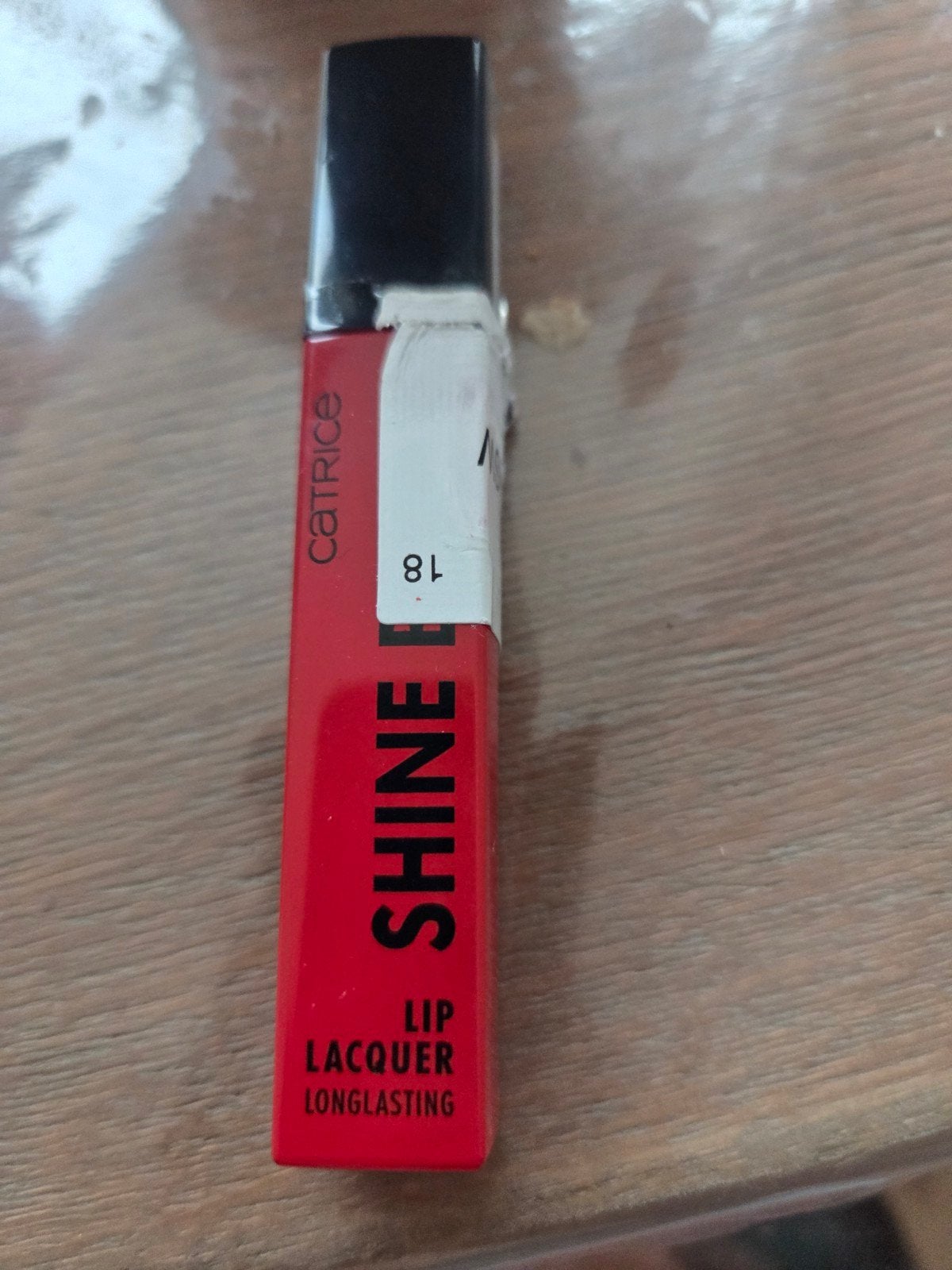 Catrice Shine Bomb Lip Lacquer - Rood (eenmaal gebruikt), Lippen, Ophalen of Verzenden, Zo goed als nieuw, Make-up