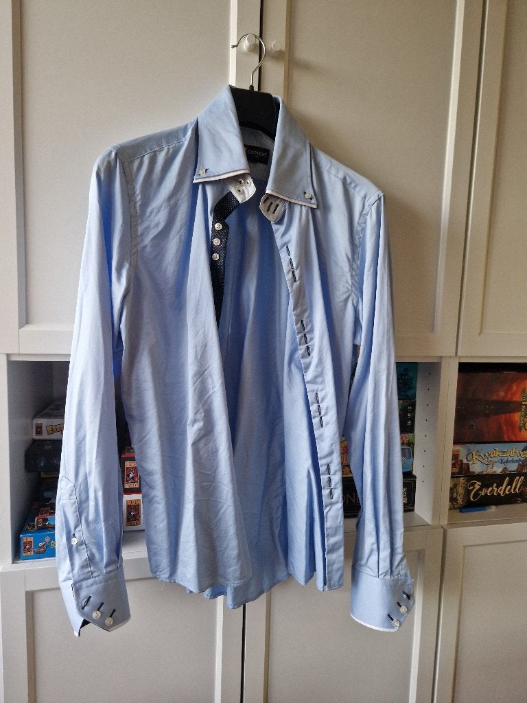 7 Camicie overhemd maat L - Zo goed als nieuw, Ophalen, 7 Camicie, Blauw, Zo goed als nieuw