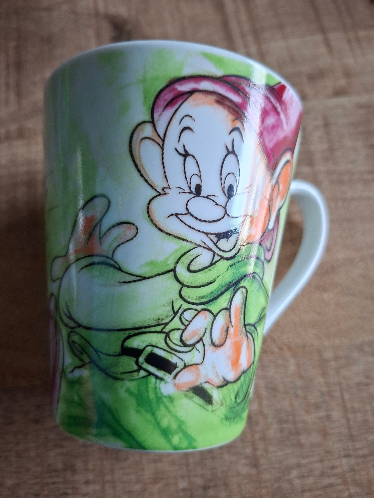 Walt disney Dopey mok beker  sneeuwwitje, Ophalen of Verzenden, Gebruikt, Servies