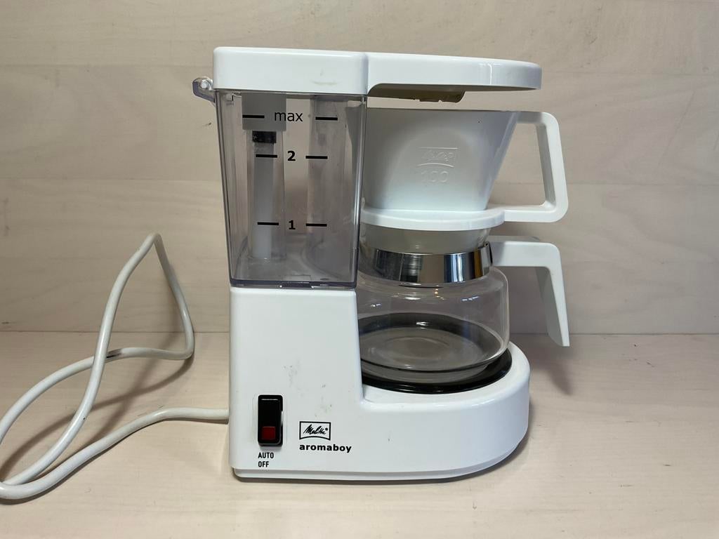 Melitta Aromaboy wit ook ideaal voor camping of caravan, Ophalen of Verzenden, Gebruikt