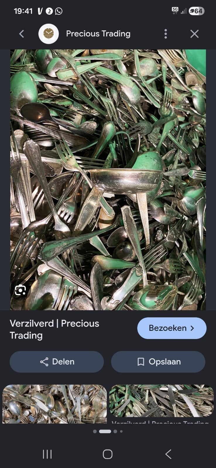 Verzilverd bestek gezocht - 40euro  per kilo cash, Ophalen of Verzenden
